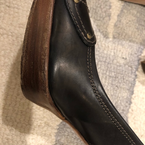 Coach Keira navy sling back high heels - Picture 5 of 10